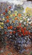 Claude Monet Detail from Monet-s Garden in Argenteuil Germany oil painting reproduction